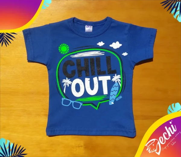 Remera de BEBE Chill Out Playa MC