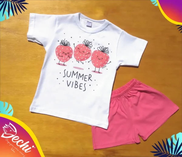 Remera de BEBE Frutillas MC
