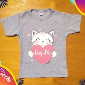 Remera de BEBE Gatita abrazame! MC