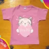Remera de BEBE Gatita abrazame! MC