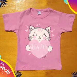 Remera de BEBE Gatita abrazame! MC