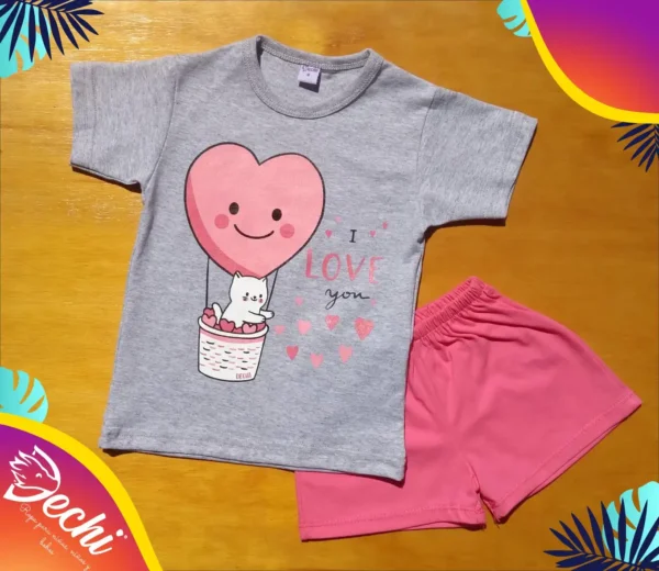 Remera de BEBE Gatito Globo MC