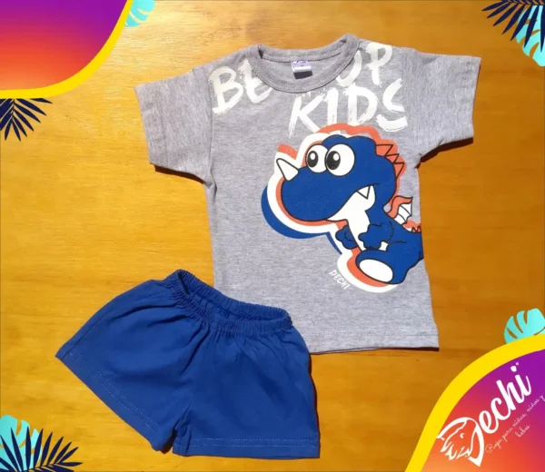 Remera de BEBE Dino Be top Kids MC