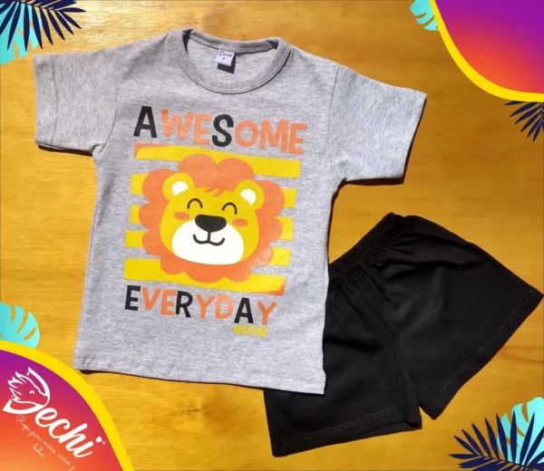 Remera de BEBE Leon Awesome MC