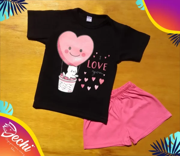 Remera de BEBE Gatito Globo MC