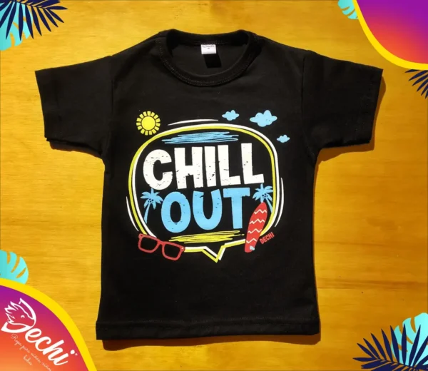 Remera de BEBE Chill Out Playa MC