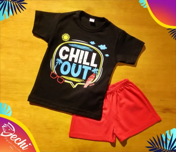 Remera de BEBE Chill Out Playa MC