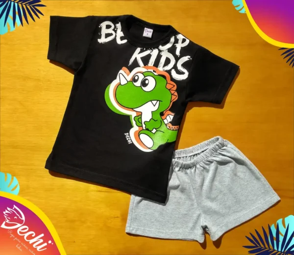 Remera de BEBE Dino Be top Kids MC