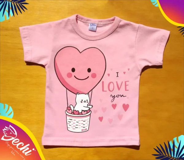 Remera de BEBE Gatito Globo MC