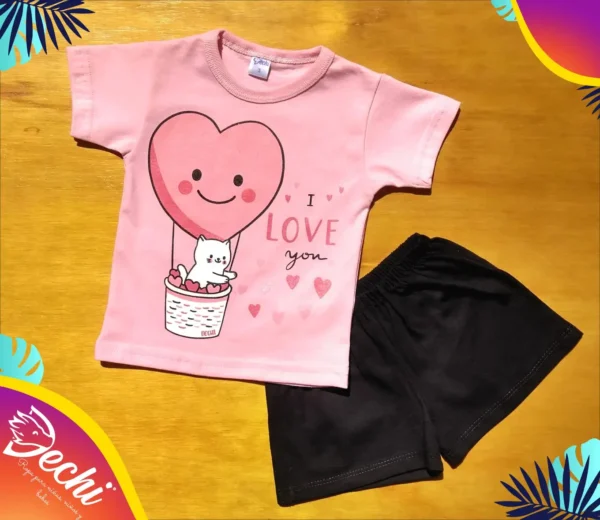 Remera de BEBE Gatito Globo MC