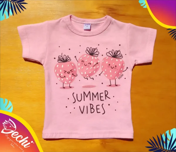Remera de BEBE Frutillas MC