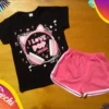 REMERA auricular Love POP