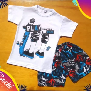 Remera Skater Play hard MC