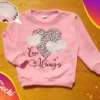 Buzo de Beba corazones con brillo