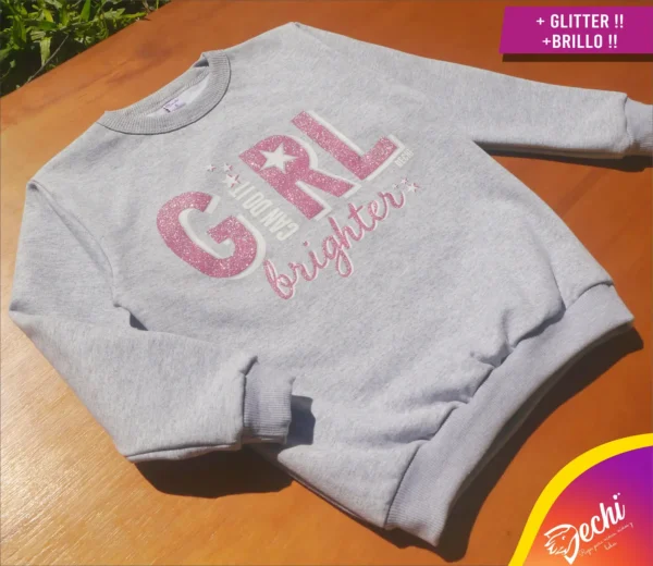 Buzo de friza Girl Can do it!