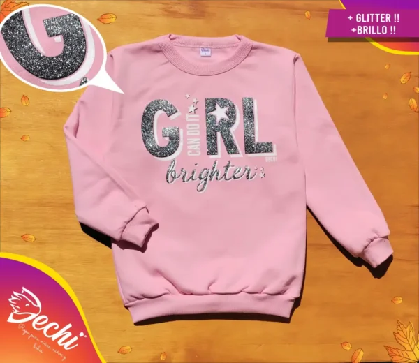 Buzo de friza Girl Can do it!