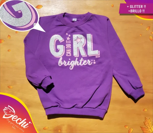 Buzo de friza Girl Can do it!