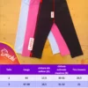 Calzas BEBE Lila arcoiris algodón con Lycra