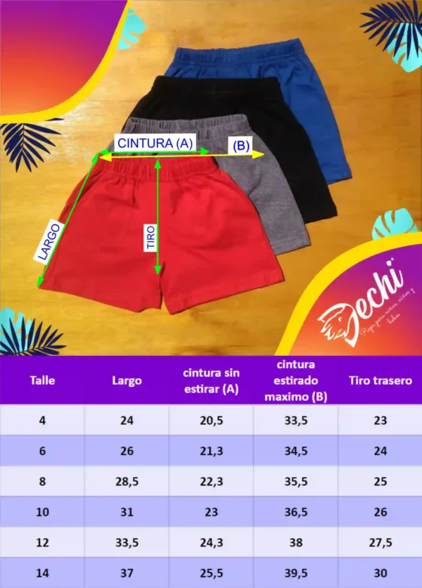 Short con bolsillo