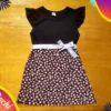 Vestido Negro Florcitas