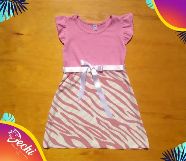 Vestido Rosa Zebra