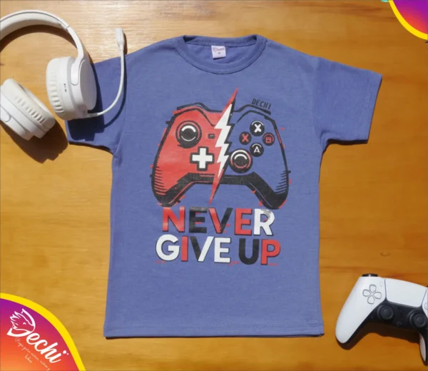 fabrica mayorista Remera gamer azul ropa para niños y niñas 2026 fabrica mayorista Remera gamer azul ropa para niños y niñas 2026