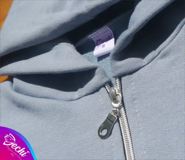 fabrica mayorista campera rustico azul claro ropa para niños y niñas 2026 cierre