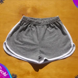 fabrica mayorista short con vivos gris ropa para niño niña 2026