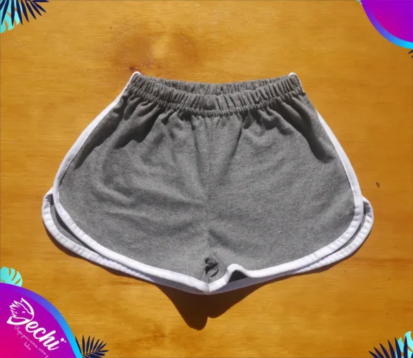 fabrica mayorista short con vivos gris ropa para niño niña 2026 fabrica mayorista short con vivos gris ropa para niño niña 2026