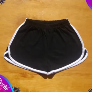 fabrica mayorista short con vivos negro ropa para niño niña 2026