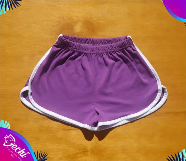 fabrica mayorista short con vivos violeta ropa para niño niña 2026 fabrica mayorista short con vivos violeta ropa para niño niña 2026