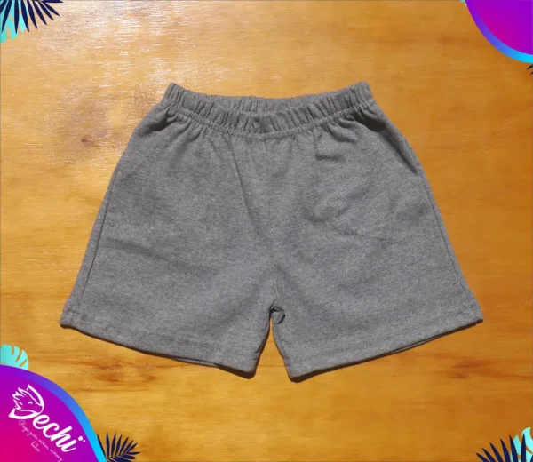 fabrica mayorista short gris melange ropa para niño 2026 fabrica mayorista short gris melange ropa para niño 2026