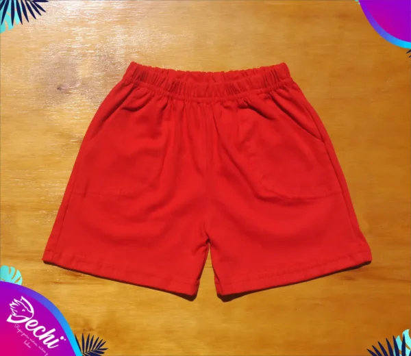fabrica mayorista short rojo ropa para niño 2026 fabrica mayorista short rojo ropa para niño 2026