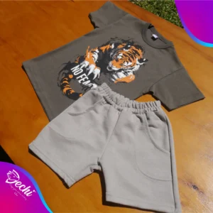 fabrica mayorista Remera tigre no fear verde 2 ropa para niños y niñas 2026