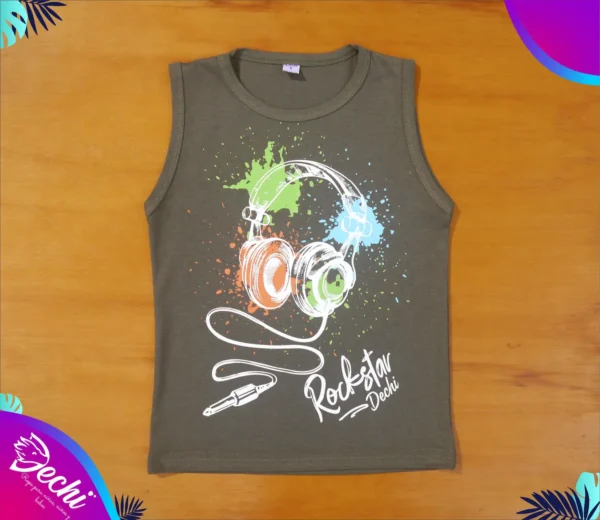 fabrica mayorista Musculosa remera sin mangas musica auricular verde ropa para niños y niñas 2026 (1) fabrica mayorista Musculosa remera sin mangas musica auricular verde ropa para niños y niñas 2026 (1)