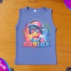 fabrica mayorista Musculosa remera sin mangas roblox azul ropa para niños y niñas 2026 fabrica mayorista Musculosa remera sin mangas roblox azul ropa para niños y niñas 2026