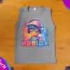 fabrica mayorista Musculosa remera sin mangas roblox gris ropa para niños y niñas 2026 fabrica mayorista Musculosa remera sin mangas roblox gris ropa para niños y niñas 2026