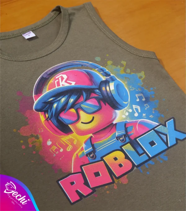 fabrica mayorista Musculosa remera sin mangas roblox verde 2 ropa para niños y niñas 2026 fabrica mayorista Musculosa remera sin mangas roblox verde 2 ropa para niños y niñas 2026