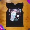 fabrica mayorista Remera musculosa soda negro ropa para niños y niñas 2026