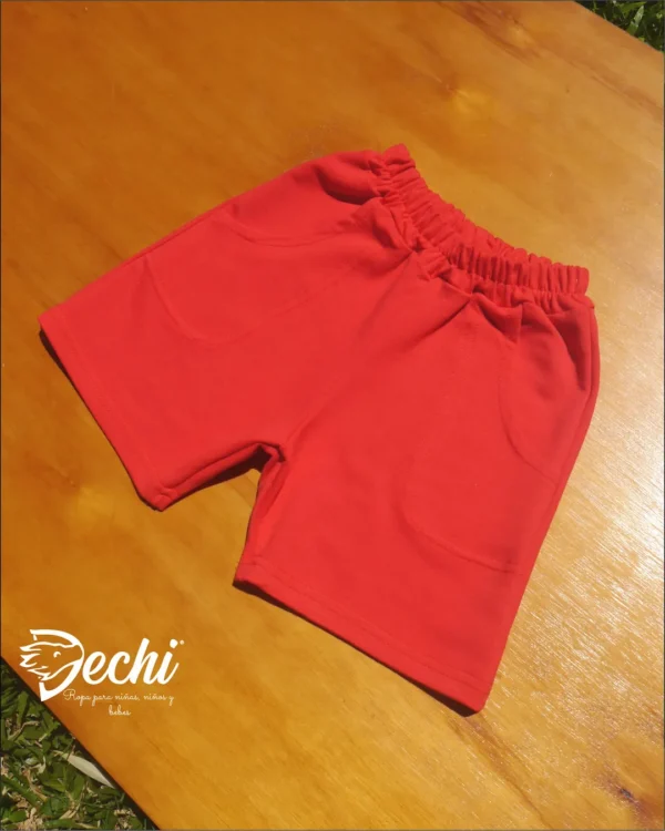 fabrica mayorista bermuda rustico elastizada rojo ropa para niños y niñas 4-5 2026 fabrica mayorista bermuda rustico elastizada rojo ropa para niños y niñas 4-5 2026