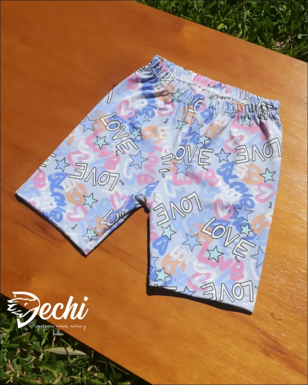 fabrica mayorista biker calza corta celeste ropa para niños y niñas 4-5 2026 fabrica mayorista biker calza corta celeste ropa para niños y niñas 4-5 2026