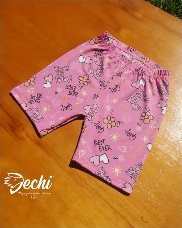 fabrica mayorista biker calza corta rosa ropa para niños y niñas 4-5 2026 fabrica mayorista biker calza corta rosa ropa para niños y niñas 4-5 2026