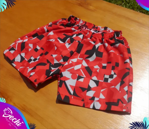 fabrica mayorista short de baño malla roja y negra ropa para niños y niñas 2026 fabrica mayorista short de baño malla roja y negra ropa para niños y niñas 2026