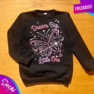 ropa para niñas nena buzo mariposa negro invierno 2026 Fabrica mayorista