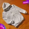 Ropa para niño niña campera uniformes gris claro lisa fabrica 3 mayorista 2026