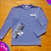 fabrica mayorista Remera manga larga azul skate mode ropa para niños y niñas 2026 fabrica mayorista Remera manga larga azul skate mode ropa para niños y niñas 2026
