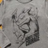 fabrica mayorista Remera manga larga gris chari cerca ropa para niños y niñas 2026