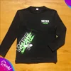 fabrica mayorista Remera manga larga negra skate mode ropa para niños y niñas 2026 fabrica mayorista Remera manga larga negra skate mode ropa para niños y niñas 2026