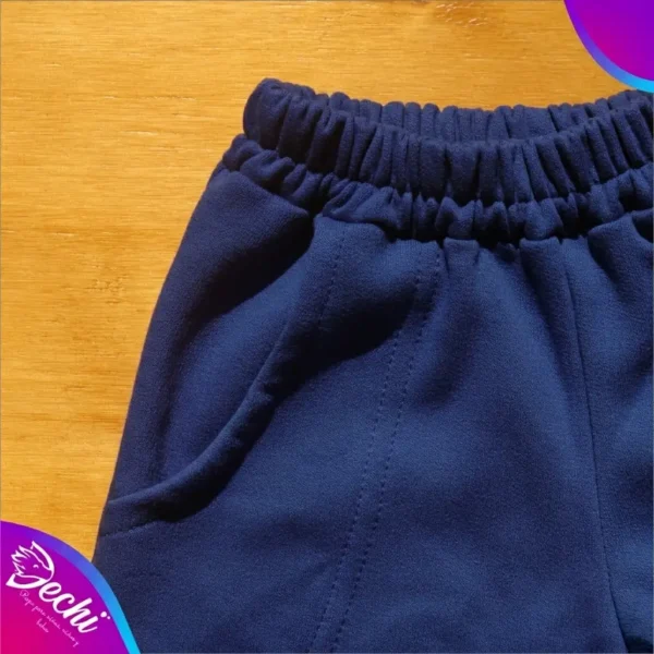 Pantalon Jogging Escolar Frizado Unisex marino Infantil dechi fabrica de ropa para niños