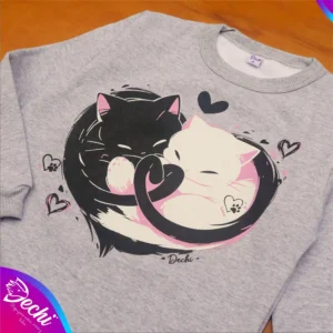 ropa para niñas nena buzo gatos corazon gris 2026 Fabrica mayorista 2
